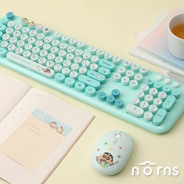 🔥開學季↘單件現折$119🔥蠟筆小新無線鍵盤滑鼠組- Norns Original Design