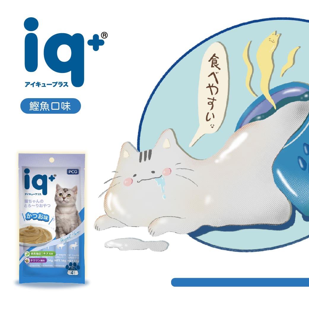 【ｉｑ＋】貓咪樂泥棒—鰹魚口味(１４ｇｘ４入／包)