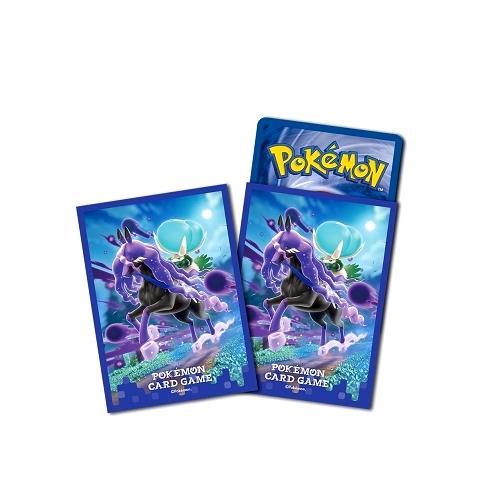 (限量)(日貨)POKEMON精靈寶可夢《集換式卡牌遊戲》劍&盾系列 專用造型卡套（黑馬蕾冠王）
