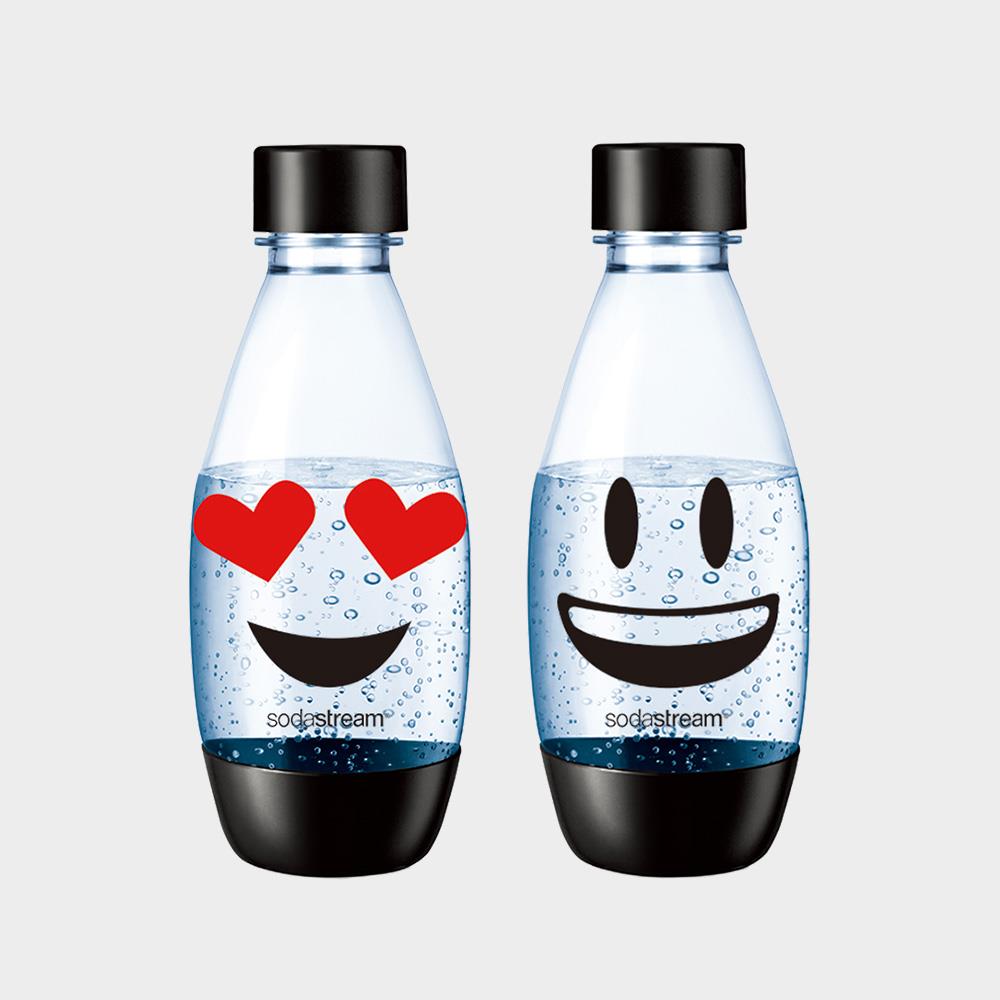 SodaStream 水滴型專用水瓶 500ml 2入(Emoji)