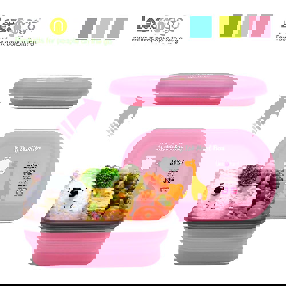 【Lexngo】兒童矽膠餐盒-小