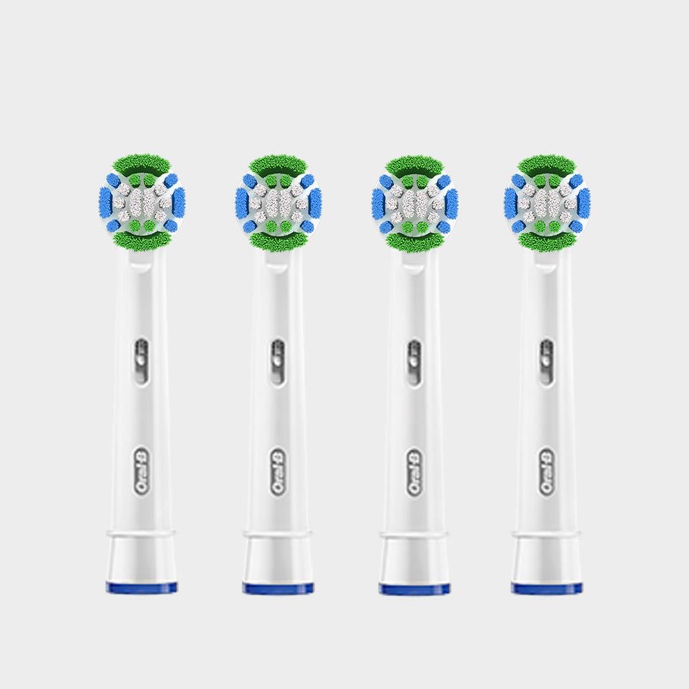 Oral-B EB20-4 基礎清潔杯型彈性刷頭(4入)