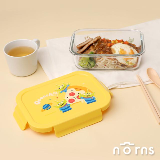 迪士尼三眼怪耐熱玻璃保鮮盒- Norns Original Design 玩具總動員1000ml容量 長方形便當盒 適用於微波爐 烤箱