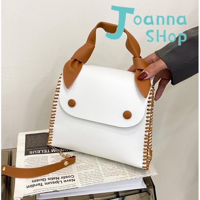 LOVE經典劍橋拼接質感手提斜背包2-Joanna Shop