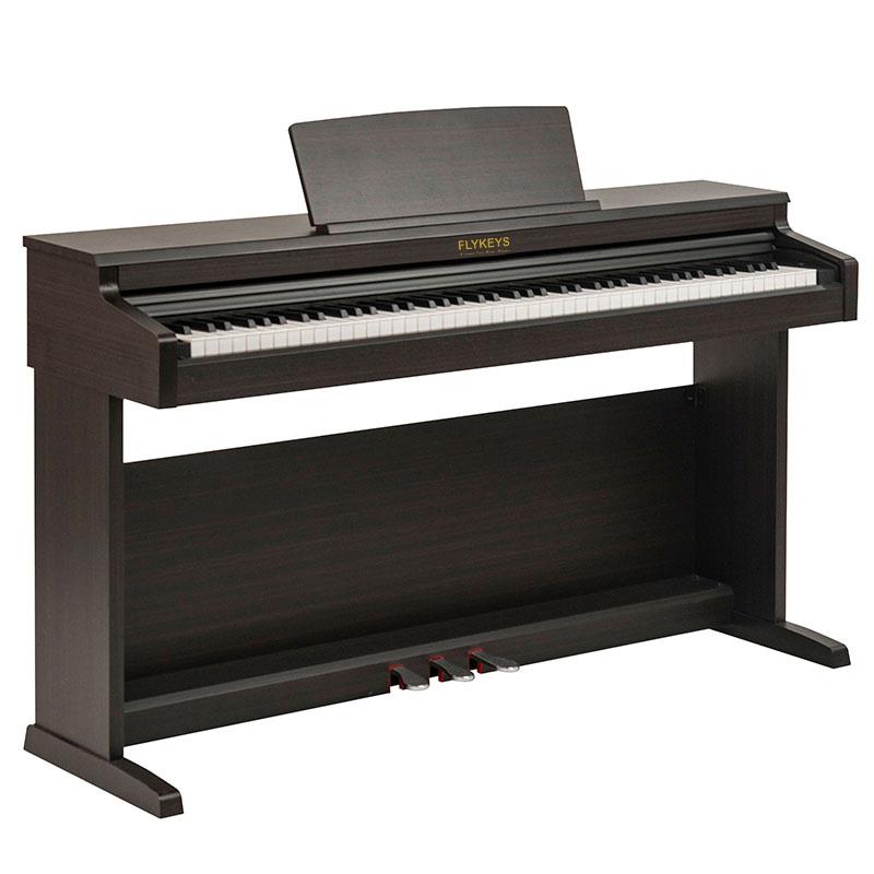 【FLYKEYS】LK03S 88鍵 滑蓋式電鋼琴 德國平台鋼琴音色《贈升降椅》