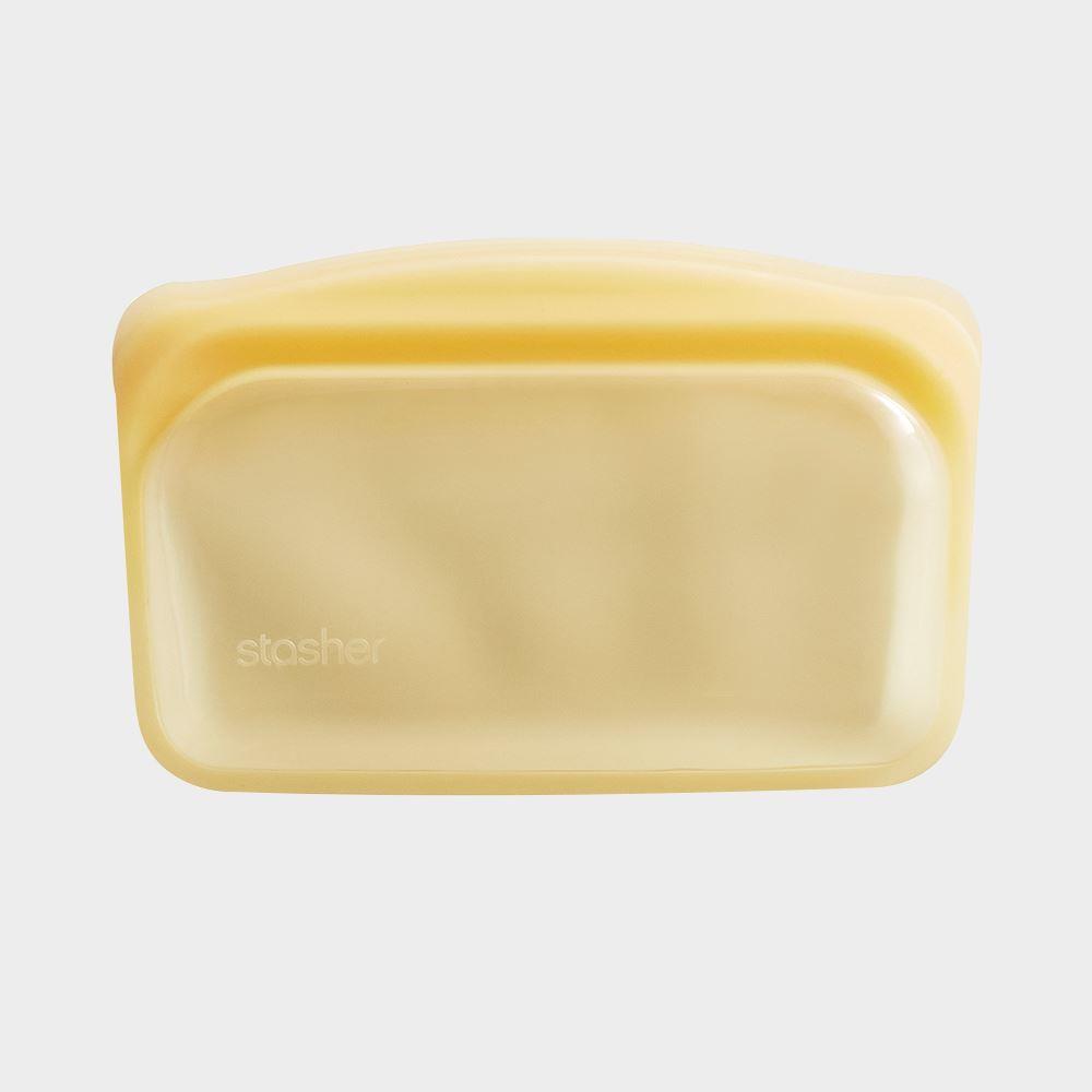 Stasher 長形矽膠密封袋-黃