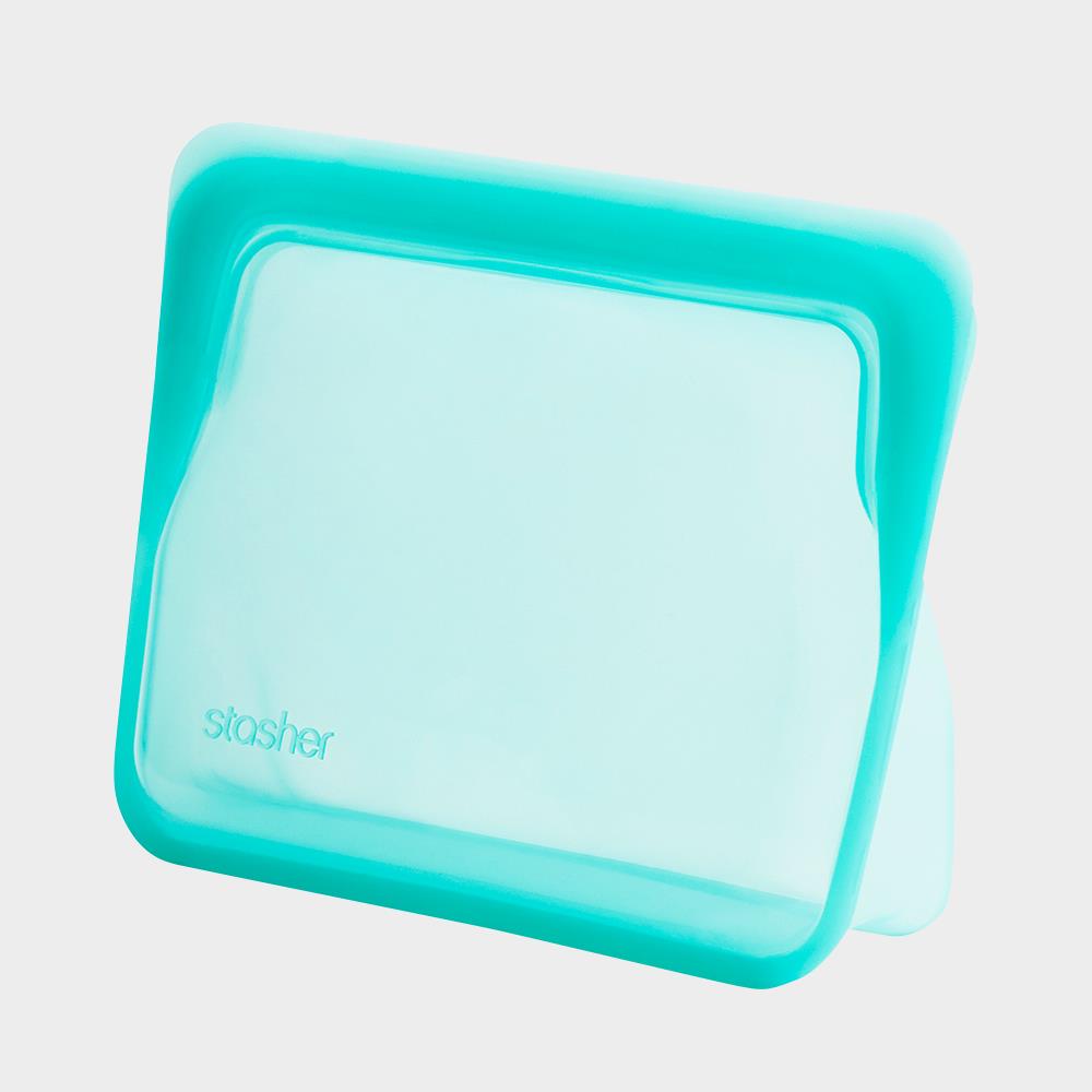Stasher 站站矽膠密封袋(迷你)-湖水藍