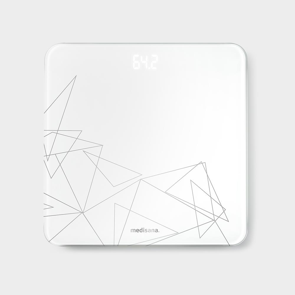medisana PS437 純白幾何體重計