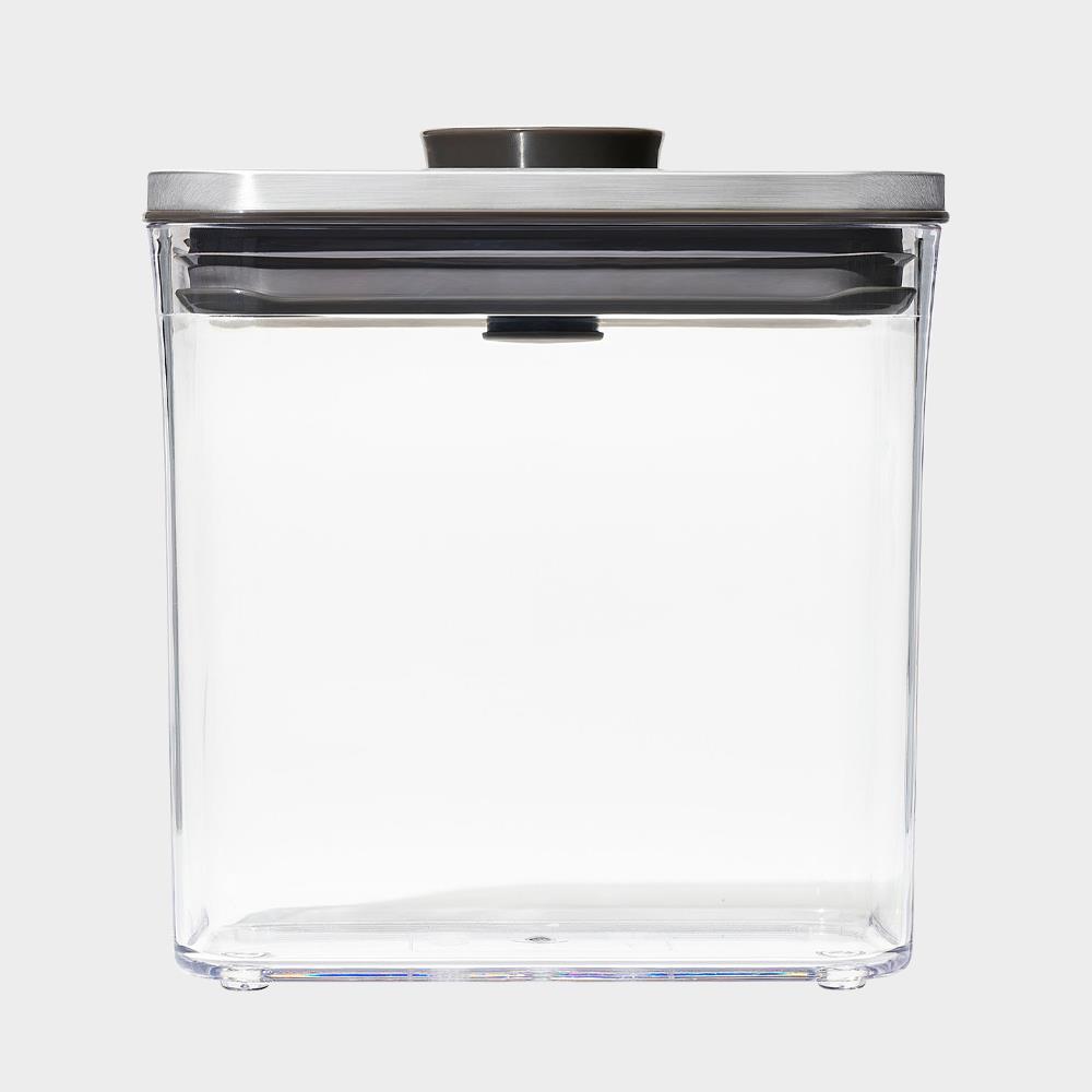 OXO POP 不鏽鋼按壓保鮮盒 - 長方1.6L