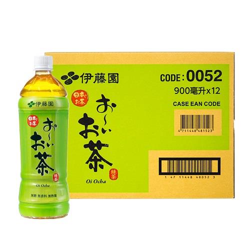 【伊藤園】伊藤園綠茶９００ｍＬ(９００ｍＬｘ１２)