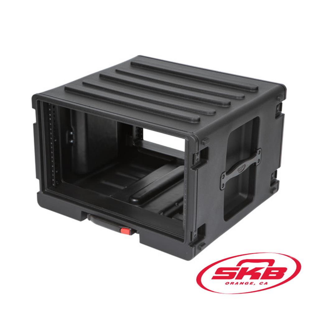 SKB Cases 6U Roto機架滾輪拉柄機箱1SKB-R6UW