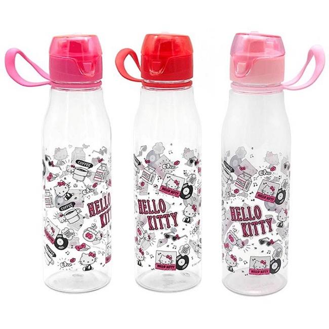 【ＨｅｌｌｏＫｉｔｔｙ】凱蒂貓手提輕便水壺－粉(７００ｍｌ)