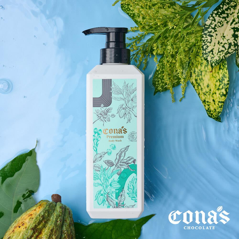 可可生活｜可可植萃保濕沐浴乳－手工皂配方(500ml) Cona’s妮娜巧克力