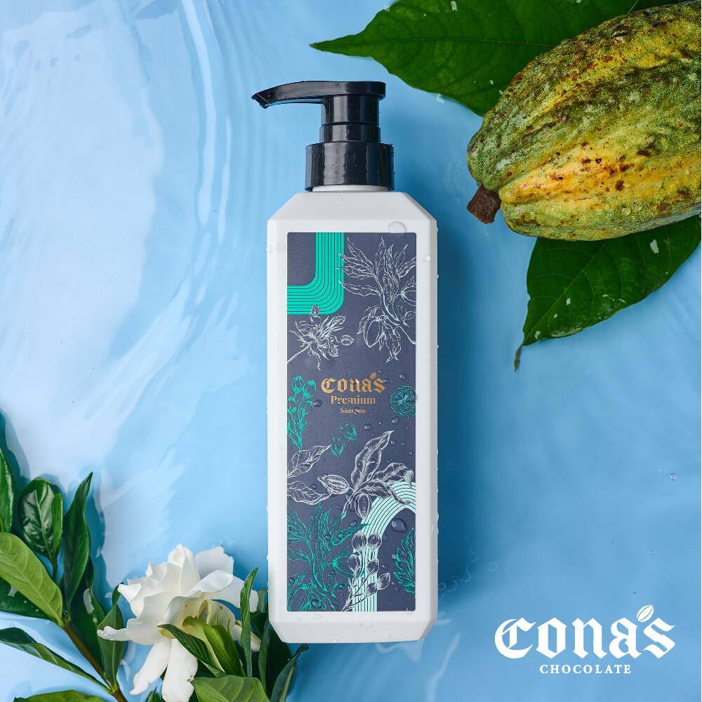 可可生活｜可可植萃護色洗髮精-無矽靈配方(500ml) Cona’s妮娜巧克力