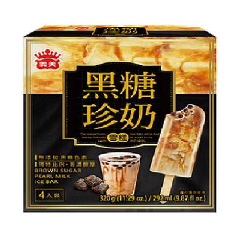 【冷凍店取－義美】黑糖珍奶雪糕（４入裝）／盒(８０ｇ＊４支／盒)