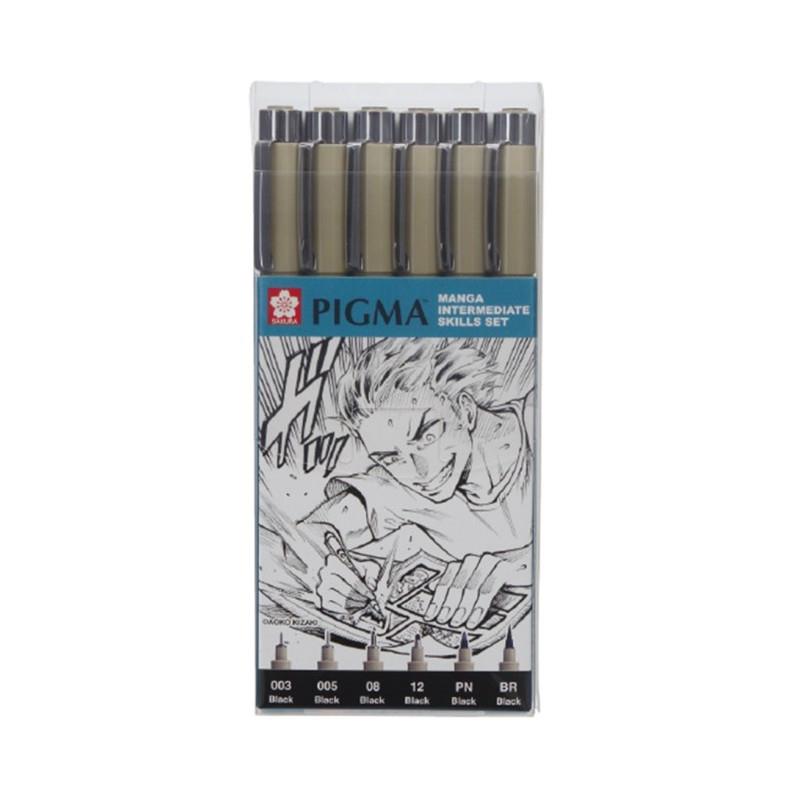 櫻花 SDK-M6B中級漫畫代針筆6入