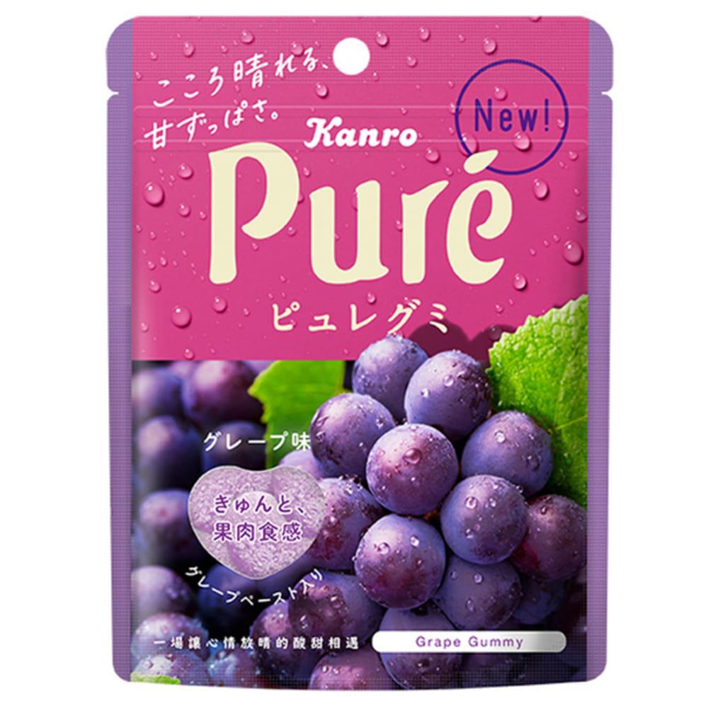 日本甘樂鮮果實軟糖56g_葡萄口味
