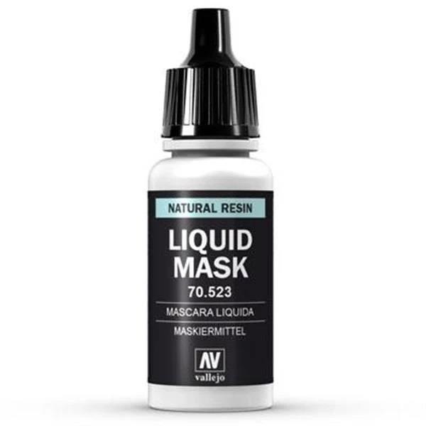 Acrylicos Vallejo 模型色彩 Model Color 197 70523 輔助溶劑 Auxiliary 遮蓋液 Liquid Mask 17 ml.