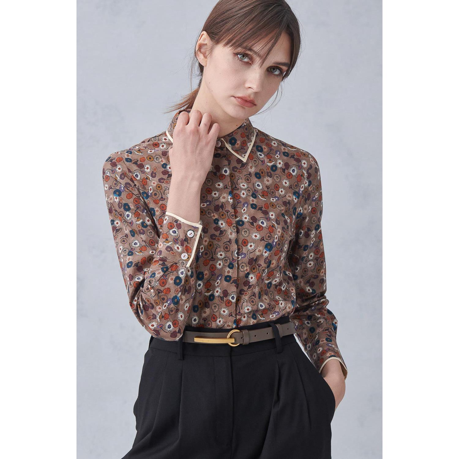 SST&C 小雛菊印花飾邊襯衫 | 7562211006 (outlet)