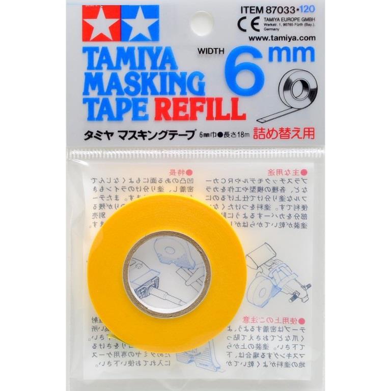 TAMIYA 田宮模型 87033 工具耗材 6mm遮蓋膠帶補充包