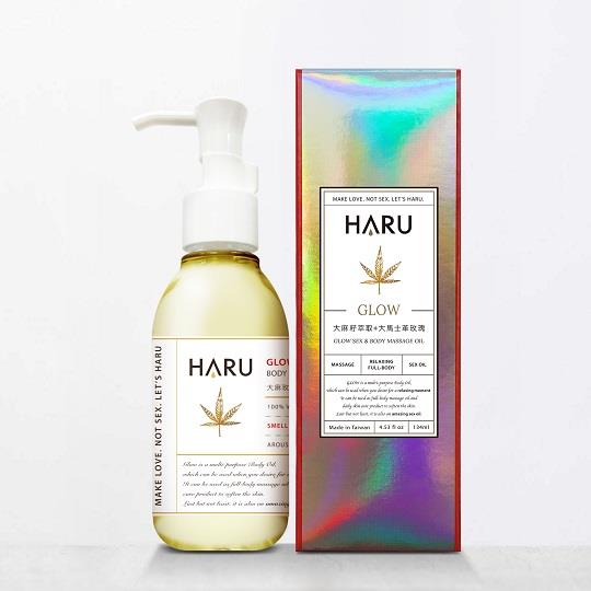 【HARU】GLOW 大麻玫瑰喚醒按摩精油134ml
