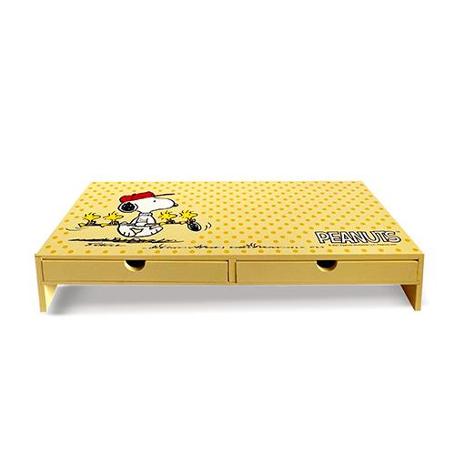 史努比SNOOPY 授權螢幕抽屜支架(黃)(48-SNP2110YE)