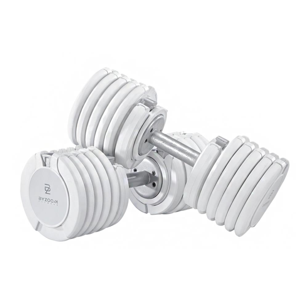 【618優惠】【BYZOOM FITNESS】可調式啞鈴-55lb(25kg)15段重量秒速調整-Pure Series