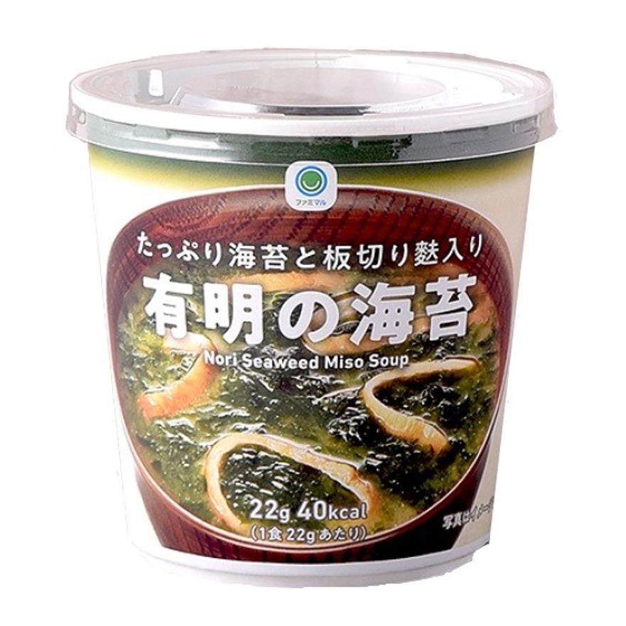 【ＦＭＣ】日本全家有明海苔味噌杯湯(２２ｇ)