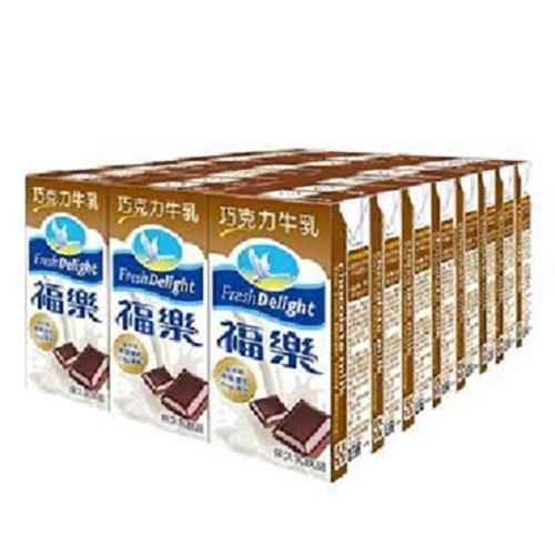 【福樂】福樂巧克力牛乳(２００ｍｌ＊２４)