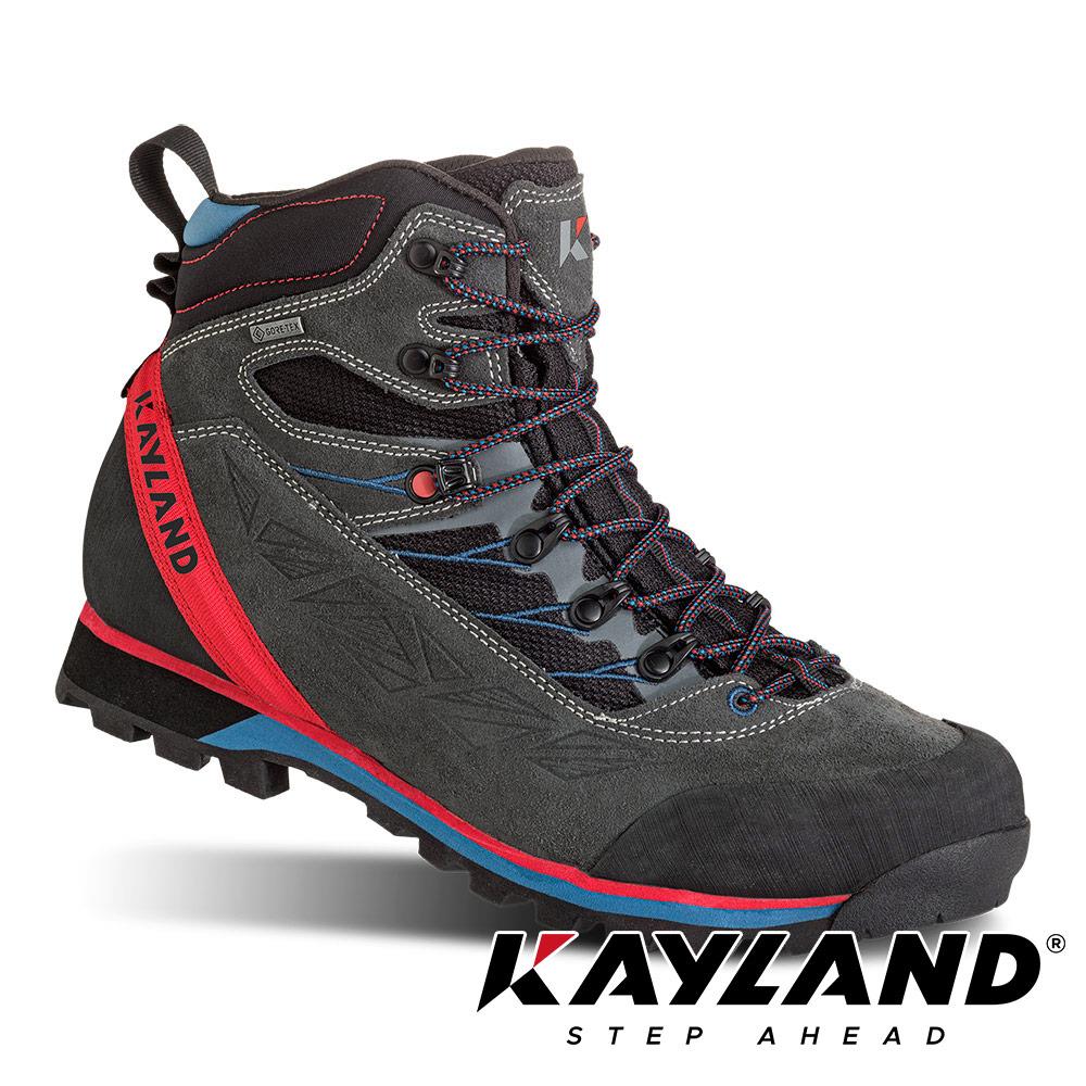 【義大利Kayland】男款Gore-Tex中筒登山健行鞋(KL-018022140深灰紅/防水登山鞋/重裝登山鞋)