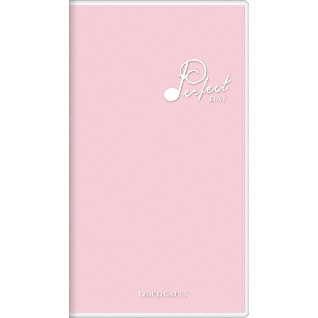 四季SEASON 極簡PVC名片冊120入-粉音