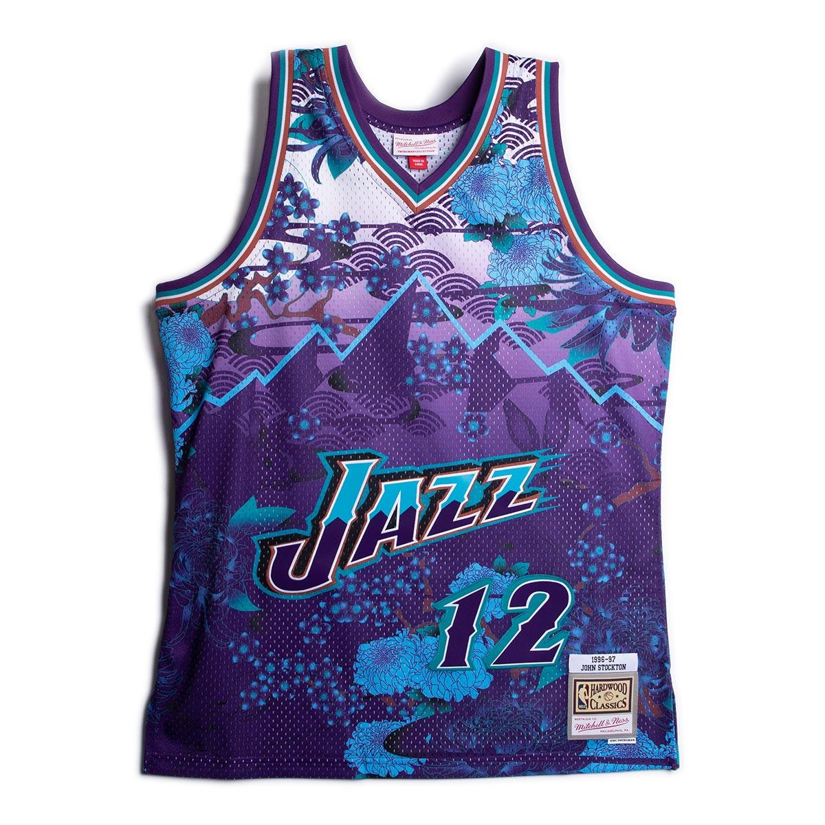 Hardwood Classic Swingman Jersey - John Stockton - Black - HWC 90s