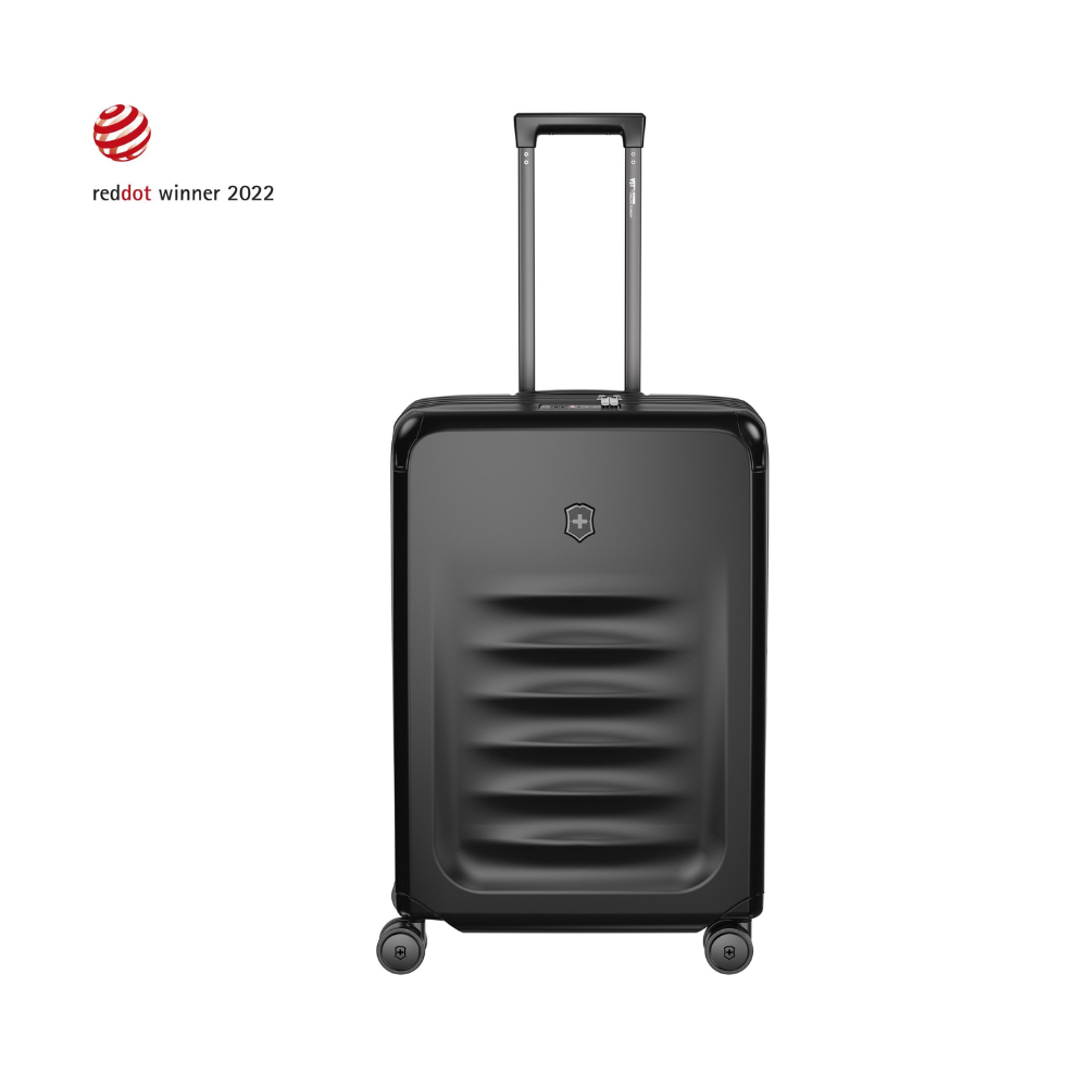 出國行李箱 PC箱推薦 中型旅行箱 可擴展式 耐磨靜音輪 TSA鎖 紅黑二色-Spectra 3.0系列-Victorinox 瑞士維氏