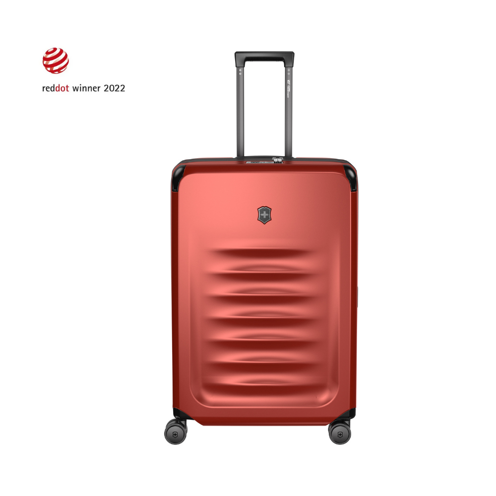 行李箱推薦 出國PC箱 大型旅行箱 可擴展式 耐磨靜音輪 TSA鎖 紅黑二色-Spectra 3.0系列-Victorinox 瑞士維氏