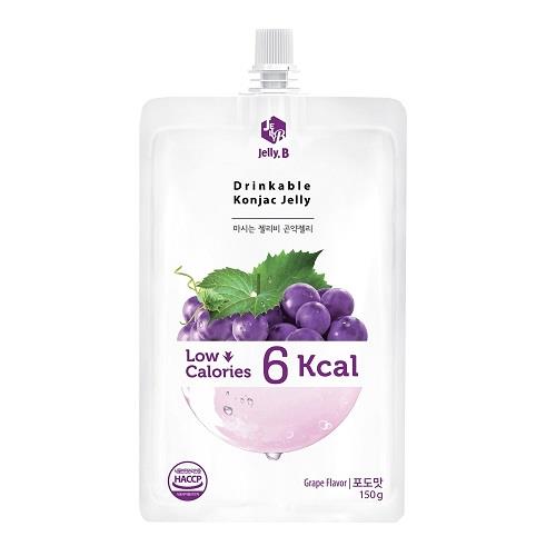 【Ｊｅｌｌｙ．Ｂ　】紫葡萄味低卡蒟蒻果凍(１５０ｇ＊１０)