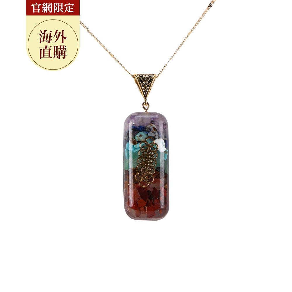 【官網限定】七脈輪-七彩能量水晶項鍊（限海外直購）Necklace