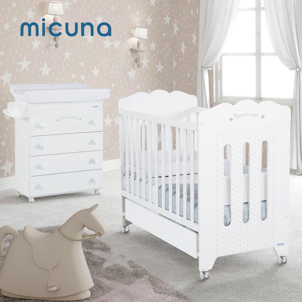 【送蚊帳+音樂鈴】micuna西班牙手工嬰兒床-BONNE NUIT-免費宅配安裝