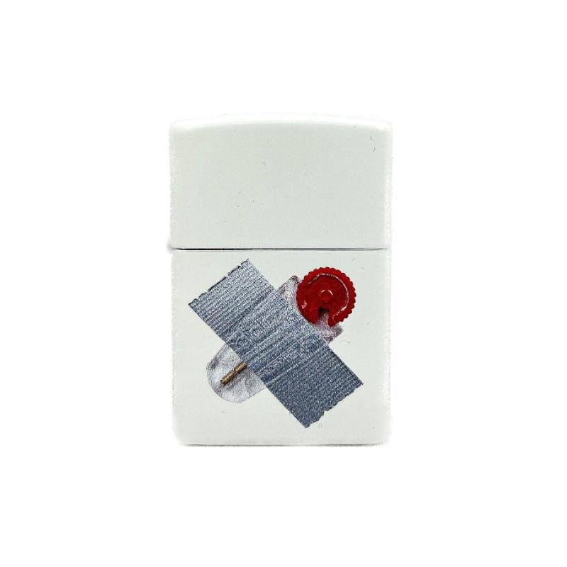 ZIPPO White Matte Color Image 防風打火機