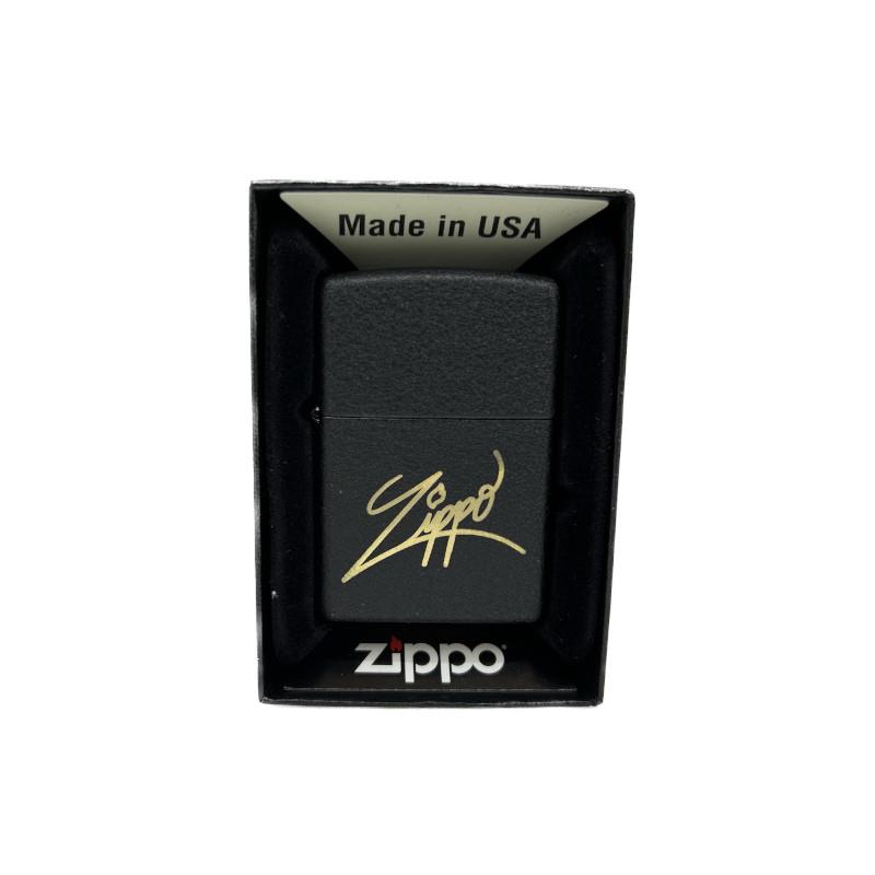 ZIPPO Black Crackle® Laser Engrave 防風打火機