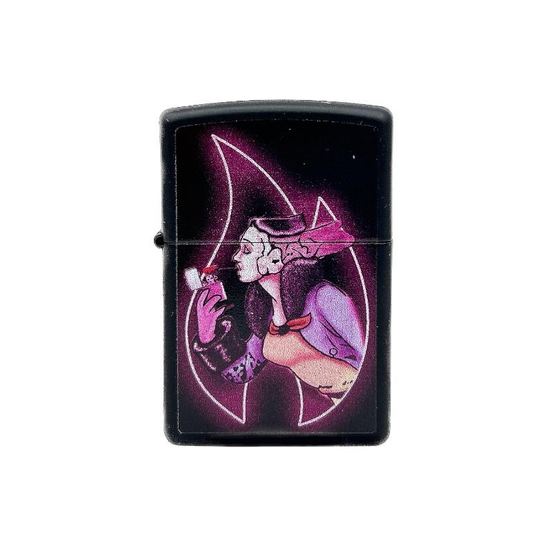 ZIPPO Black Matte Color Image 防風打火機