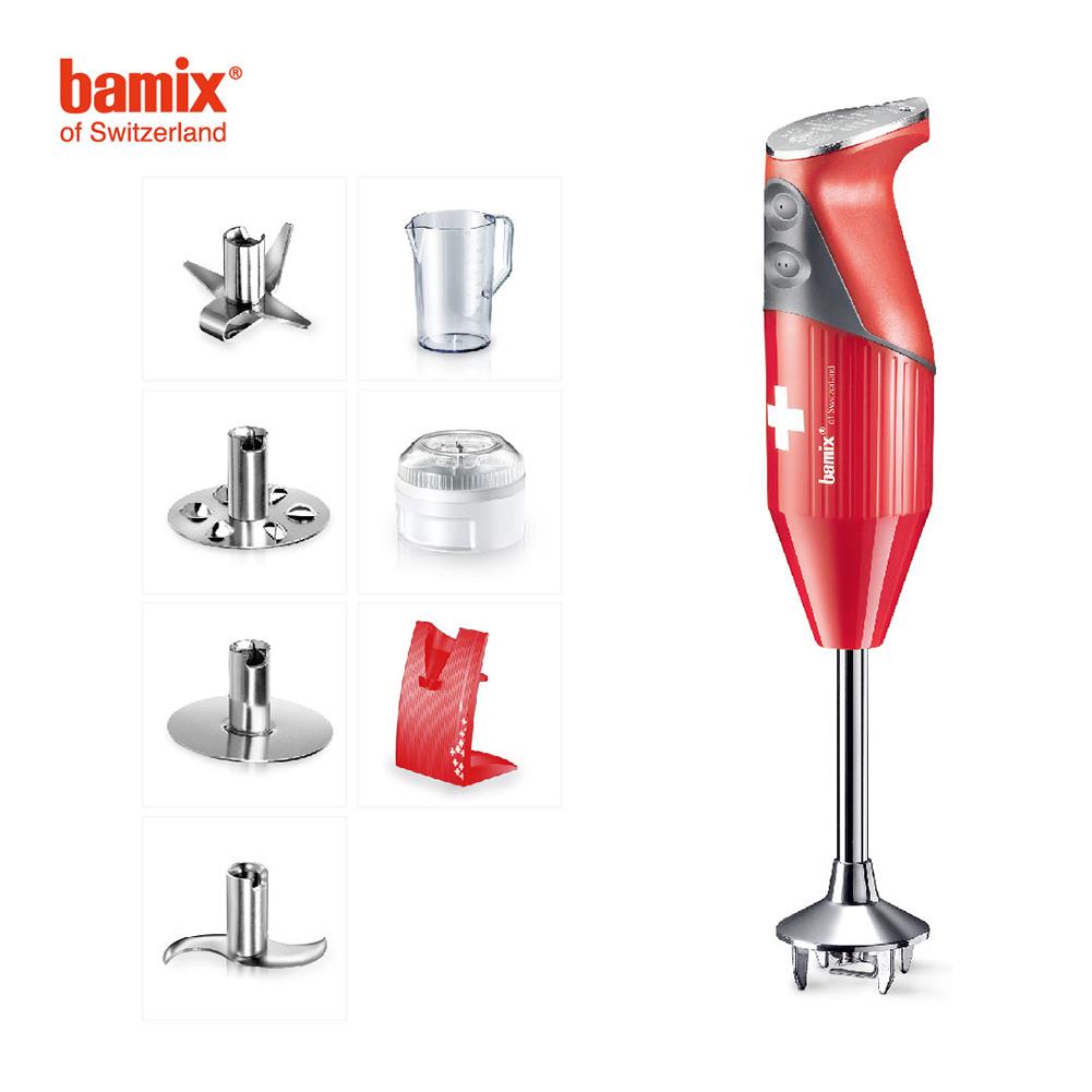 Bamix寶迷 轉動奇機料理棒 SwissLine 瑞士紅