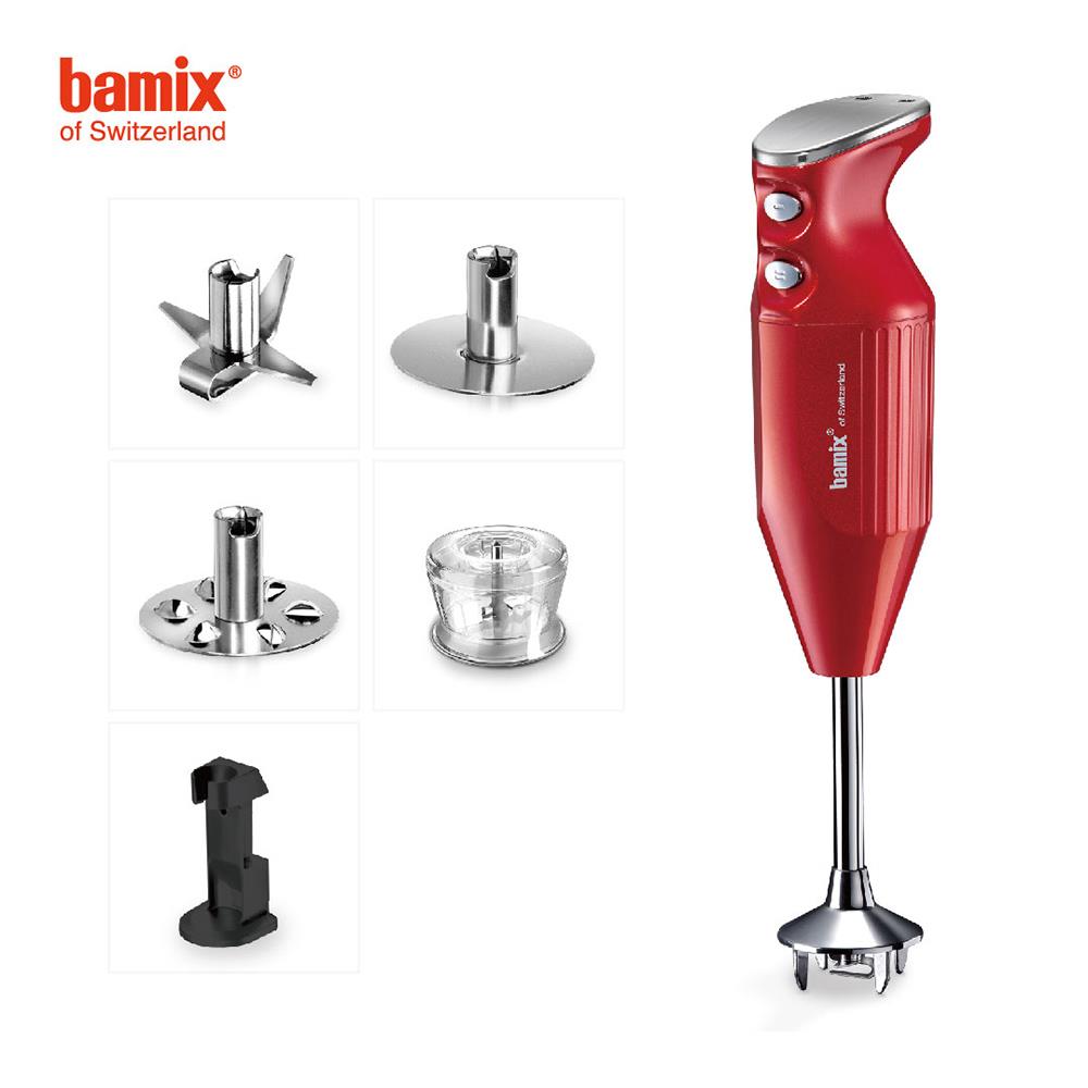 Bamix寶迷 轉動奇機料理棒 Deluxe 經典紅