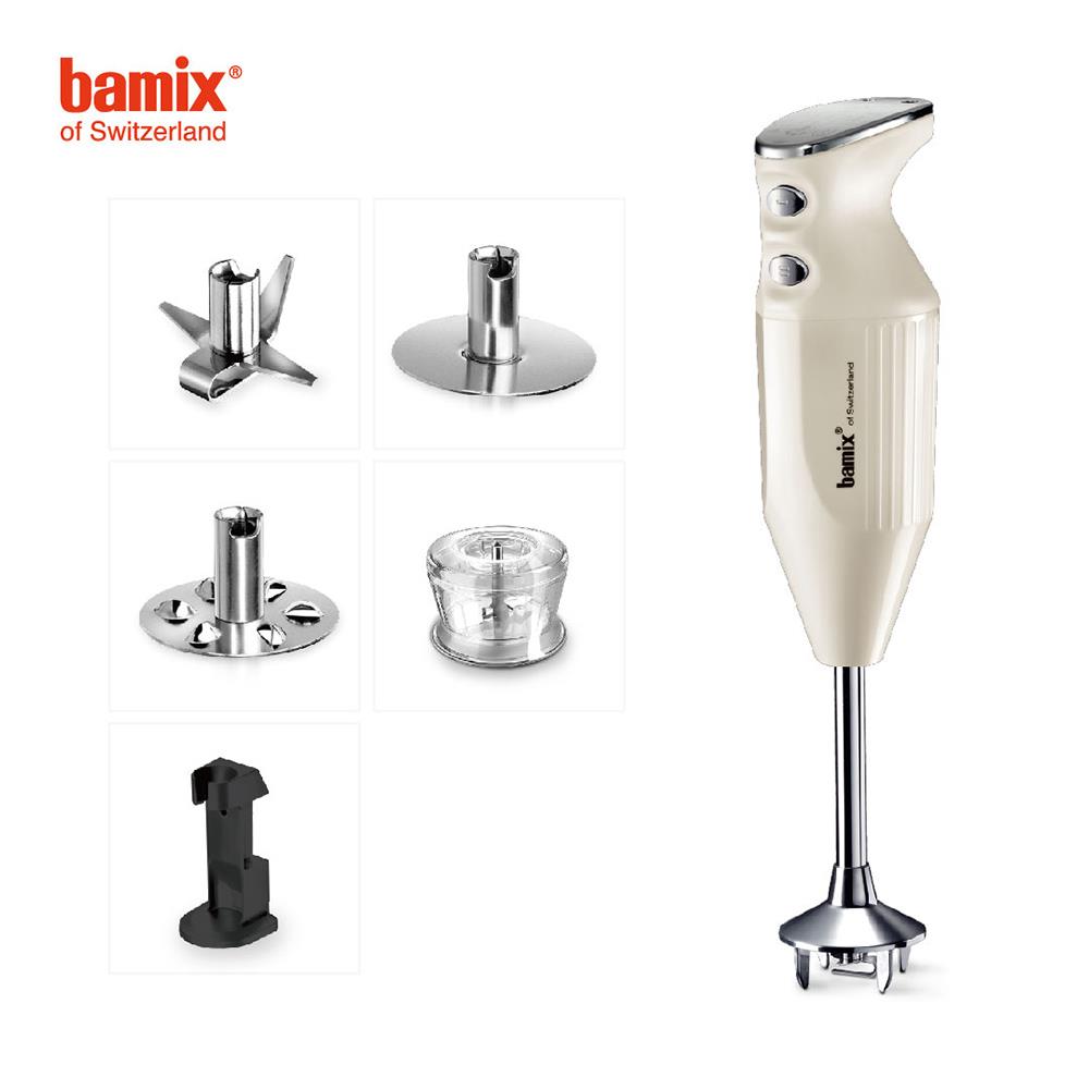 Bamix寶迷 轉動奇機料理棒 Deluxe 奶油白