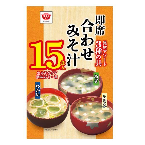 【升屋】１５食入綜合即食味噌湯(３００ｇ／袋)(效期至2024/08/16)