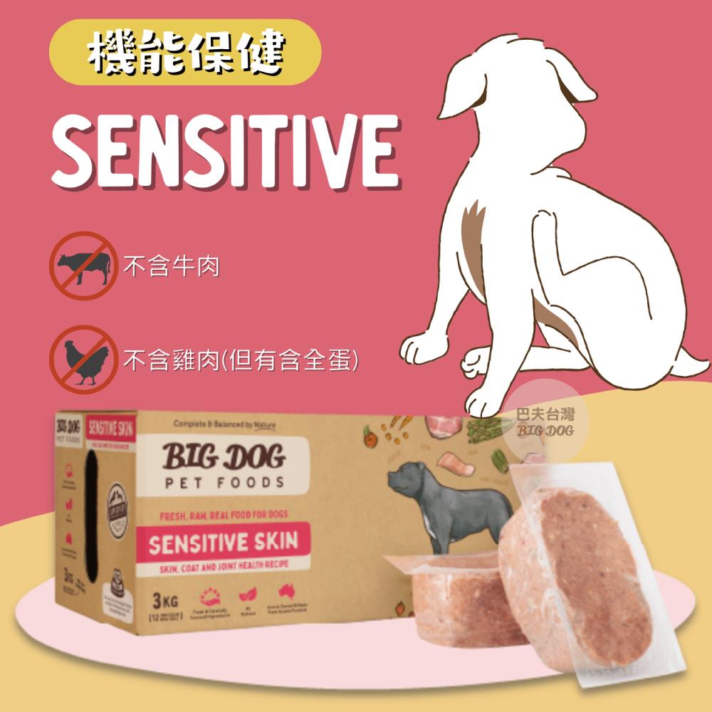 《新包裝》澳洲BIG DOG犬貓生食肉餅｜舒敏護膚