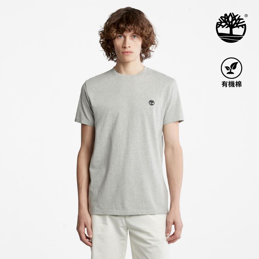 Timberland 男款灰色休閒短袖T恤|A2EKJ052