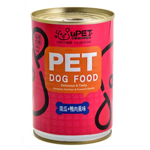 【優沛特】犬用大狗罐－南瓜＋鴨肉(４００ｇｘ２４罐)