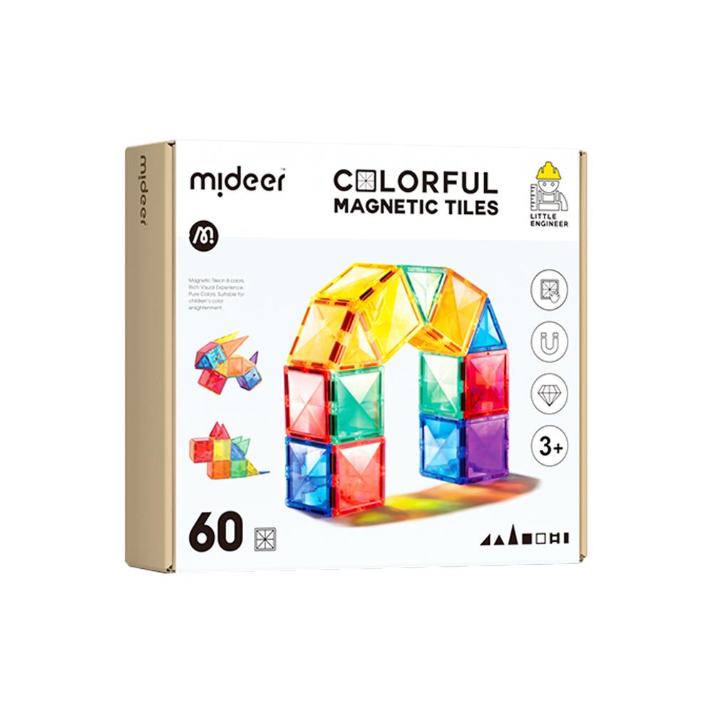 MiDeer 多彩透光磁力片(60片)