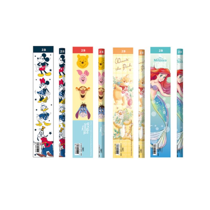 迪士尼Disney 大三角鉛筆-維尼/維尼與朋友們/米奇/美人魚