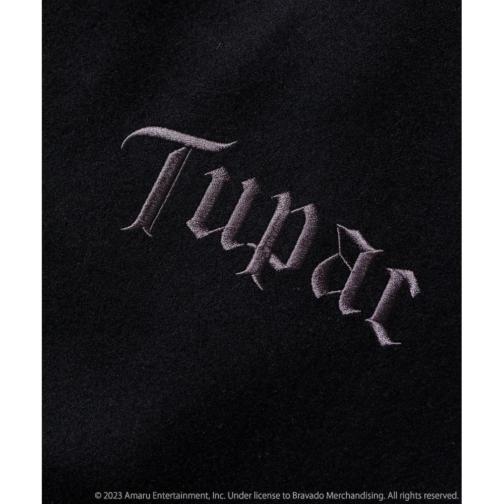 XLARGE × TUPAC VARSITY JACKET - BLACK-